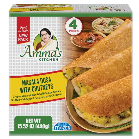 Amma's Kitchen Masala Dosa with Chutney  (440g)