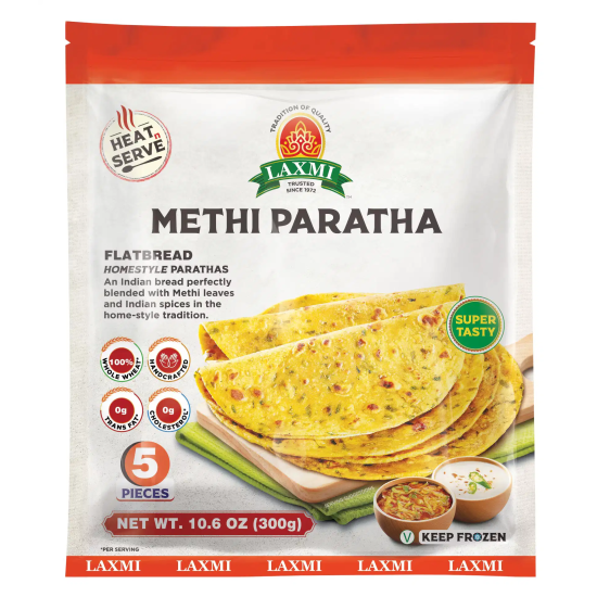 Laxmi Methi Paratha (4pcs)