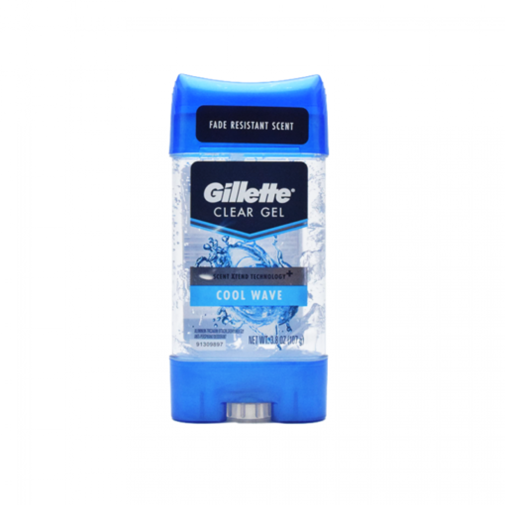 Gillette Clear Gel Mens Deodorant Cool Wave 107g