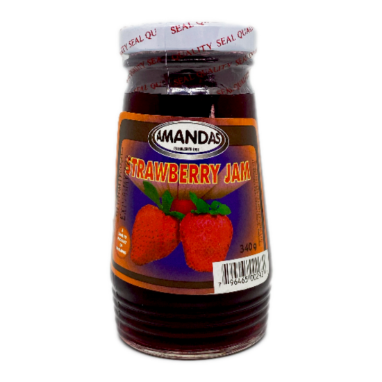 Amandas Strawberry Jam -340g