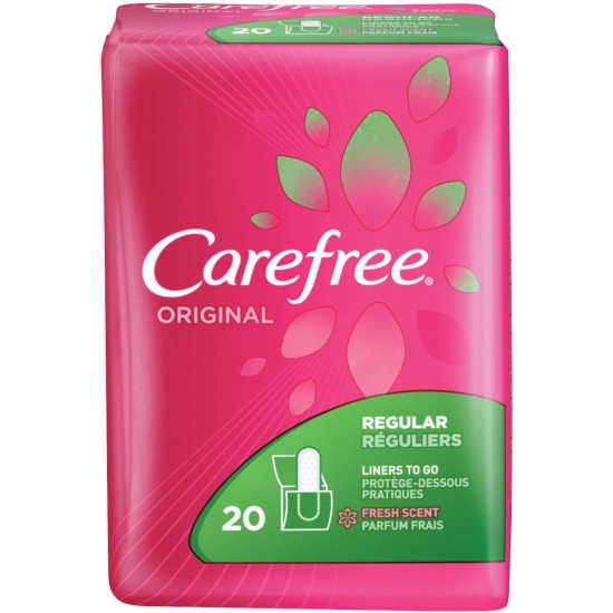 Carefree Original Liners Regular Fresh Scent -20