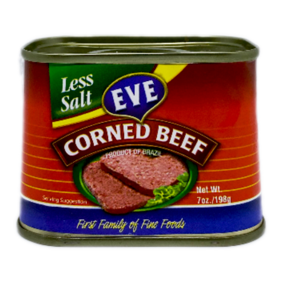 Eve Corned Beef Less Salt -198g