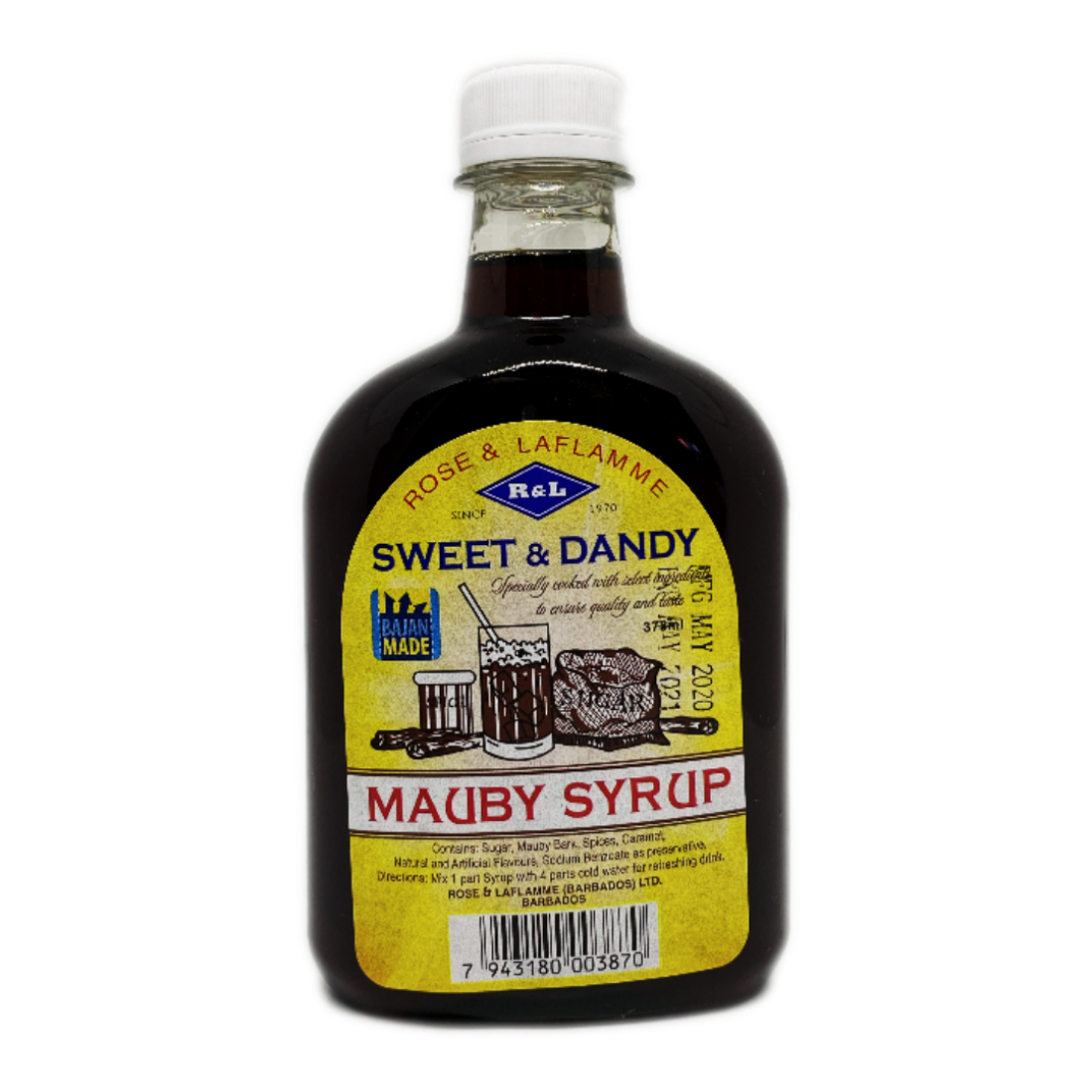 R&L Sweet & Dandy Mauby Syrup 375ml