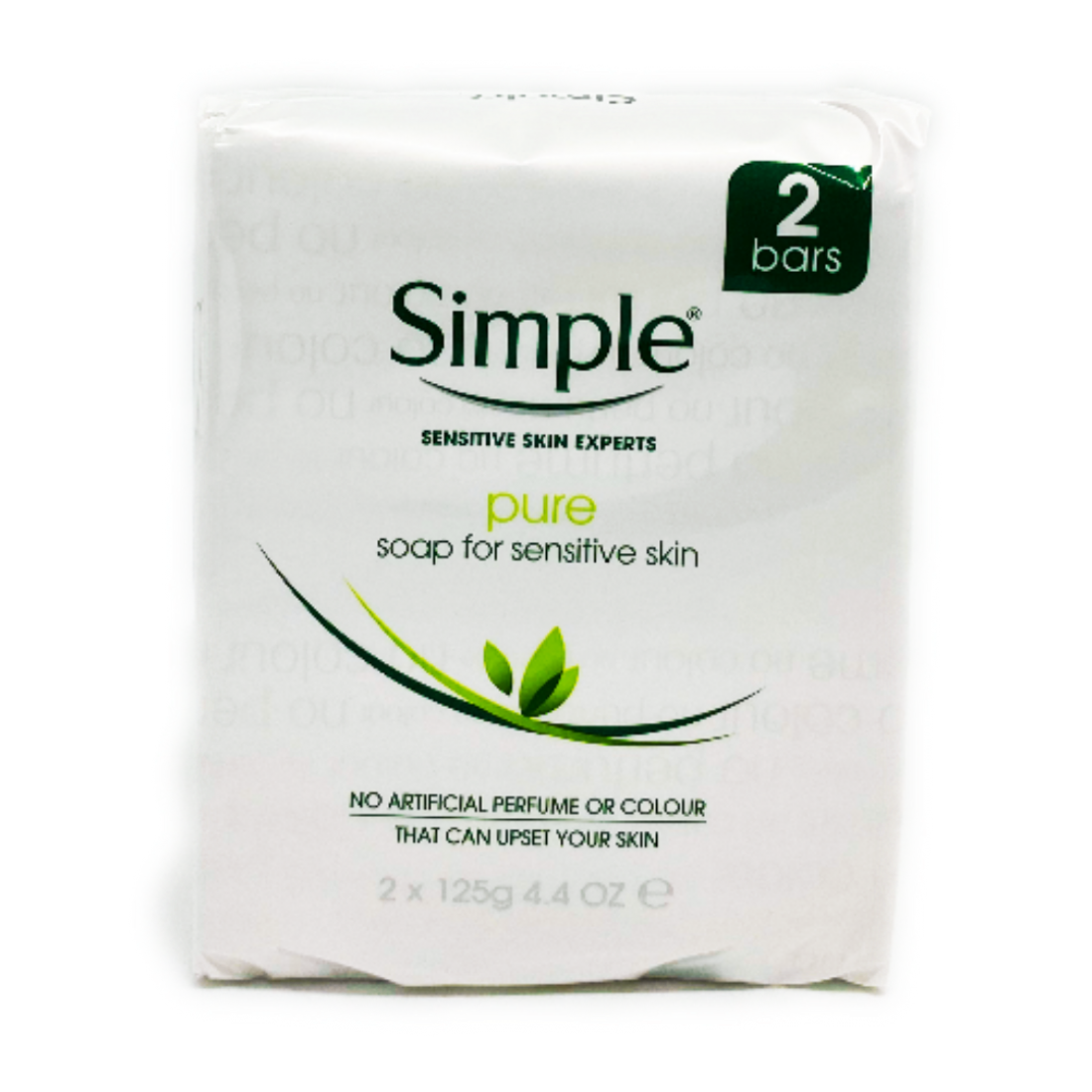 Simple Pure Soap for Sensitive Skin 2pk