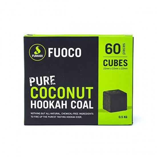 Fumari Fuoco Coconut Charcoal Cube 60 Piece Box