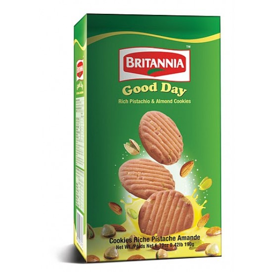 Britannia Good Day Pista Almond Cookies 231g