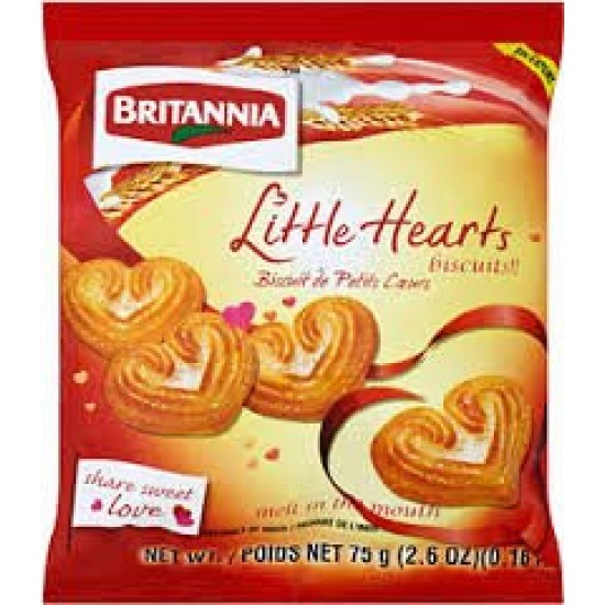 Britannia Little Hearts 75g