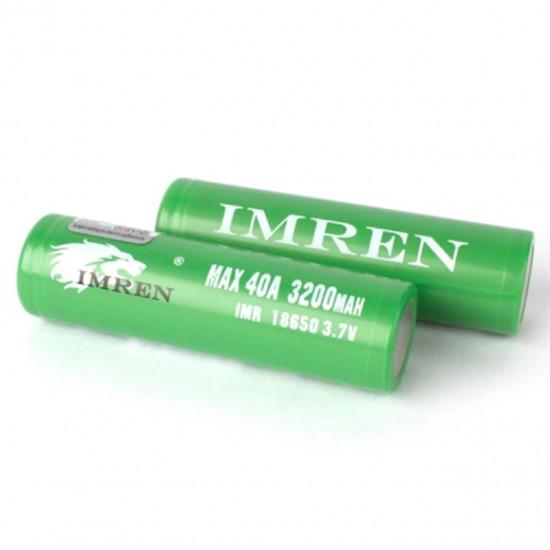 Imren (Green) IMR 18650 (3200mAh) 