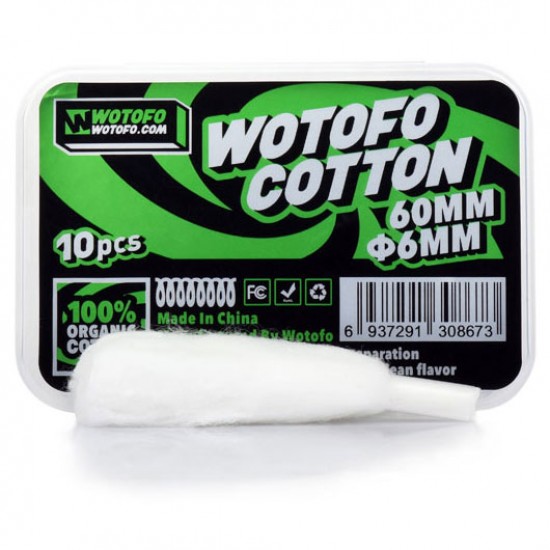 Wotofo 6mm Xfiber Cotton -10PK